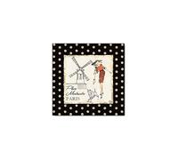 Avery Tillmon - Tarjeta postal (14 x 14 cm), diseño con texto "Avery Tillmon ladies in paris III"