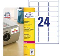 Avery Zweckform L6141-20 Kraft adhesive labels (A4, 480 pieces, 63.5 x 33.9 mm)