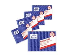 Avery Zweckform 1735-5 A6 - Recibos con apartado de IVA (2 x 40 hojas, 5 unidades)