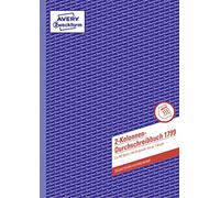 AVERY Zweckform 1799 - Cuaderno de columnas de 2 dos puntos (A4, 2 x 40 hojas, autocopiable, libro de negocios, para Alemania y Austria, para crear originales y copiar), color blanco