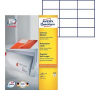 Avery Zweckform 200x Universal Etiquetas A5 70x36mm de Dirección Breve Etc.