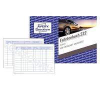 Avery Zweckform 222 - Libro de ruta en dos hojas (A6, 40 hojas, en alemán)