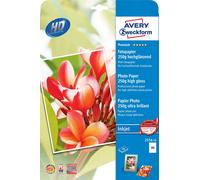 Avery Zweckform 2556-20 Premium Inkjet - Papel fotográfico brillante (A4, 250 g,