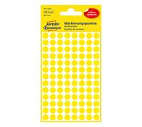 Avery Zweckform 3013 de 8 mm amarillos (416 etiquetas)
