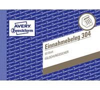 Avery Zweckform 304 - Papel para testimonios (DIN A6, contra falsificaciones, 50 hojas, en alemán), color verde