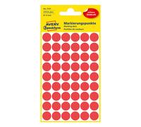 AVERY Zweckform Markierungspunkte, Durchmesser 12 mm, rot