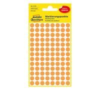 Avery Zweckform Puntos de marcado autoadhesivos, diámetro: 8 mm, naranja brillante