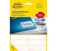 Avery Zweckform 3340 - Etiquetas multiusos (62 x 19 mm, para escribir a mano, 39
