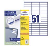Avery - Etiquetas autoadhesivas multiusos 70x16,9