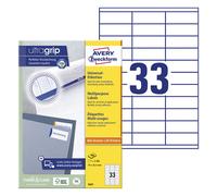 Avery Etiquetas Ilc Caja 100 Hojas 3300 Ud 70 X 25 4 Blancas Fsc 3421