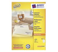 Avery Zweckform 3427-200 Etiquetas universales A4 105 x 74 mm blancas (1600 etiquetas)