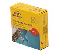 Avery 3508 anillos de refuerzo, de diámetro 13 mm, 500 piezas, blanco