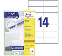 AVERY Zweckform 3653-200 Pegatinas para direcciones (2800 más 280 etiquetas adhesivas extra, 105 x 42,3 mm en A4, etiquetas imprimibles, etiquetas de dirección autoadhesivas con ultraagarre), 220