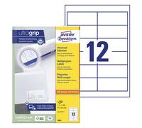 Avery Zweckform 3659 Etiquetas A4 97 x 42,3 mm - 12 por hoja | Pack 100 hojas