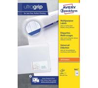 Avery Zweckform 3661 Universal Labels 100 Sheets / 1,200 Labels 70 x 67.7 mm Whi