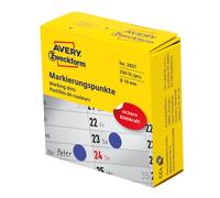 AVERY Zweckform 3857 Puntos marcadores autoadhesivos (diámetro 19 mm, 250 puntos