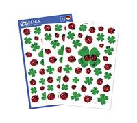 Avery Zweckform 4400 Pegatina Decorativa, 114 Pegatinas, color trébol de la suerte