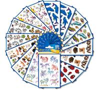 AVERY Zweckform Juego de 485 pegatinas infantiles fabricadas en Alemania (pegatinas para niños, animales, perros, gatos, panda, caballos, delfines, cumpleaños infantiles, recuerdos, obsequios) 59992