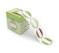 AVERY Zweckform 50 etiquetas autoadhesivas (fabricadas en Alemania, diámetro de 38 mm, mermelada de Navidad, enlatadas, regalos, decoración navideña), 56829