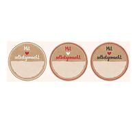 Avery Zweckform 56818-A - Pegatinas estilo bote de mermelada (38 mm, 50 unidades, idioma español no garantizado)