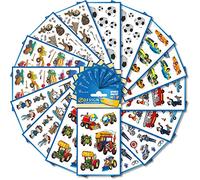 AVERY Zweckform 59991 - Juego de pegatinas para niños (pegatinas, fútbol, tractor, piratas, coches, policía, bomberos, obras de construcción, cumpleaños infantiles, obsequios, regalos para invitados