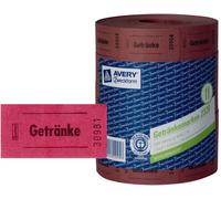 Avery Zweckform 5x Bon-Rollo Rojo 5000x Getränke-marke Bier-Marke Tíquet Bons
