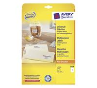 Avery Zweckform 6119 Etiquetas A4 210 x 297 mm - 1 por hoja | Pack 25 hojas