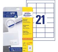 Avery Zweckform 6170 Labels 64 x 36 mm Quick-Peel 25 Sheets 30 Blatt