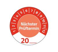 Avery Zweckform 7904 - Lote de 80 placas de prueba con fecha de prueba 20 (con n