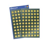 Avery Zweckform - Adhesivos decorativos, 112 unidades, diseño de estrella navideña, color dorado