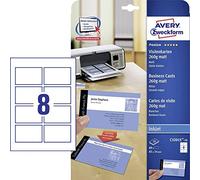 Avery Zweckform C32015-10 tarjeta de visita Inkjet Paper 80 pc(s) - Tarjetas de visita (Inkjet, Paper, Matte, 260 g/m², 85 mm, 54 mm)