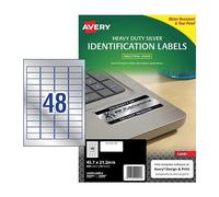 AVERY Zweckform Etic Argento 45 7 x 21 2 animales de pulido