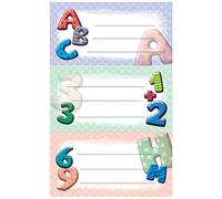 Avery Zweckform Etikett Diseño ABC para el Etiquetado Conjunto de 6, multicolor