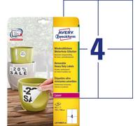 Avery Zweckform etiqueta 105 x 148 mm, resistente a la intemperie, WS 20blatt 80