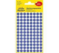 Avery Zweckform etiqueta 8 mm Marcar punto azul, reutilizables, 416st