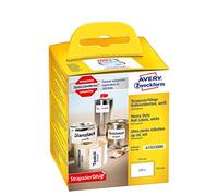 AVERY Zweckform Etiquetas autoadhesivas extremadamente fuertes A1933086 (104 x 159 mm, compatibles con Dymo LabelWriter, equivalente a 1933086, adhesivo duradero, permanente), 1 rollo, color blanco