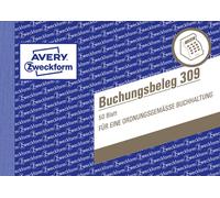 AVERY Zweckform Formularbuch "Buchungsbeleg", A6 quer DIN A6 quer