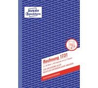 Avery Zweckform Invoice Book First Second and Third Page Printed Non-Carbon Pape