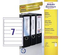Avery Zweckform L4760-100 - Etiqueta autoadhesiva (Blanco, Rectángulo redondeado, Permanente, DIN A4, Papel, Laser/Inyección de tinta)