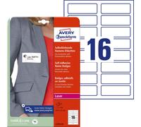 Avery Zweckform l4783 - 20 - Etiquetas de nombre (A4, 320 Tarjetas de identifica