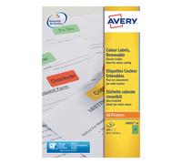 Avery Zweckform L6033-20 Etiquetas extraíbles A4 63,5 x 33,9 mm verdes (480 etiquetas)