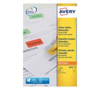 Avery Zweckform L6035-20 Etiquetas A4 63,5 x 33,9 mm amarillas (480 etiquetas)