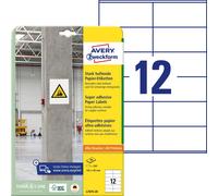 Avery Zweckform l7875 - 20 etiquetas de papel (A4, 240 unidades, muy resistente,