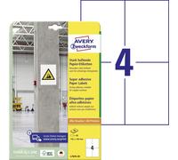 AVERY Zweckform L7876-20 Etiquetas adhesivas fuertes (80 pegatinas, 105 x 148 mm