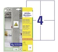 AVERY Zweckform Etiquetas autoadhesivas L7876-20 – 105 x 148 mm (A4), 80 uds, extra fuertes