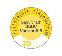 AVERY Zweckform Pack of 80 Test Badges, Tested According to DGUV Regulation 3 20