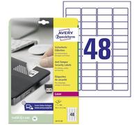 AVZ L6113-20 - Etiquetas de seguridad, resistentes al agua, 45,7 x 21,2 mm, 960