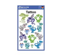 Avery Zweckform Tatuajes 76 x 120 mm Multicolor 1BG, diseño de dragón