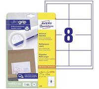 Avery-Zweckform Universal Labels, White 97x67,7mm, 97 x 67.7 mm