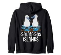 Aves Marinas de Las Islas Galápagos Pájaro Piquero de Patas Azules Sudadera con Capucha